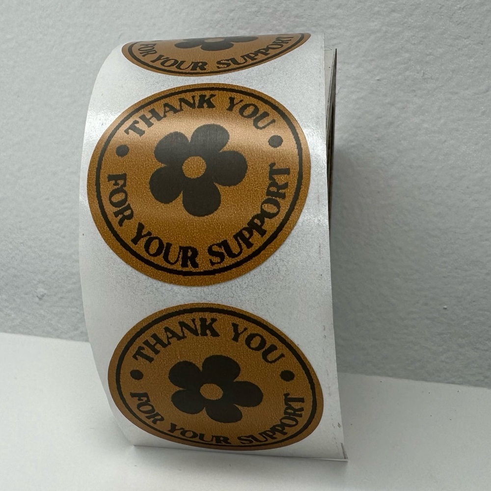 Thank you for your support | shipping supplies NWT 1in round - Picture 3 of 10